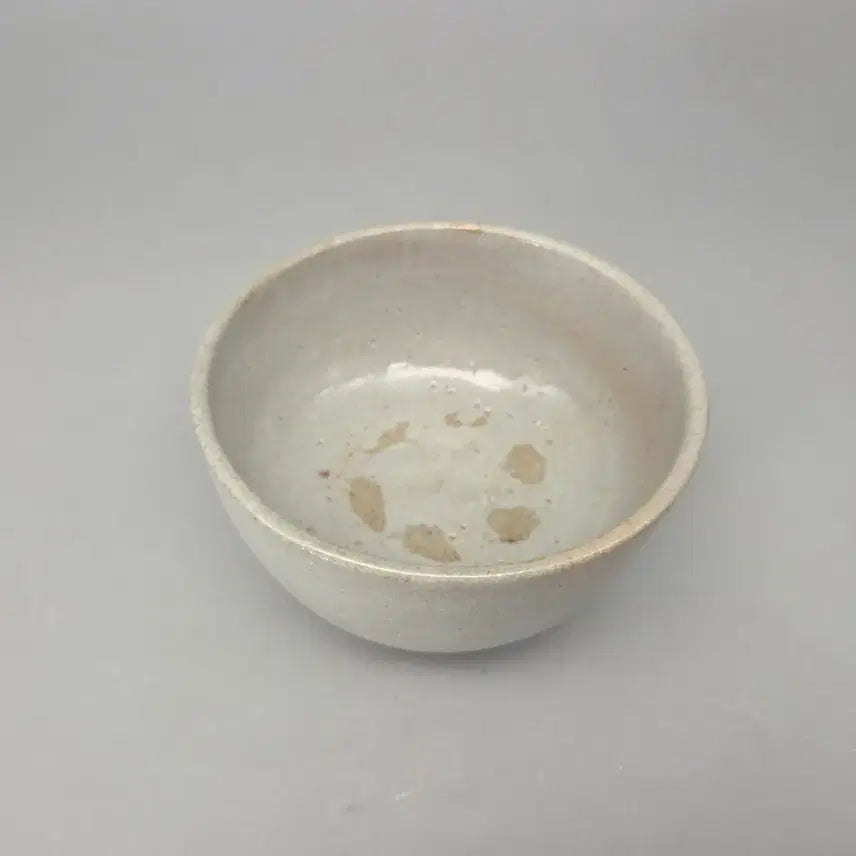 [BUNJANG] Joseon Dynasty White Porcelain Bowl / 진품 조선후기 백자 통형 다완
