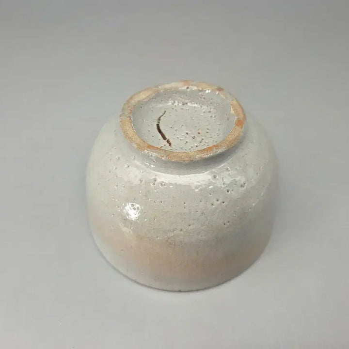 [BUNJANG] Joseon Dynasty White Porcelain Bowl / 진품 조선후기 백자 통형 다완