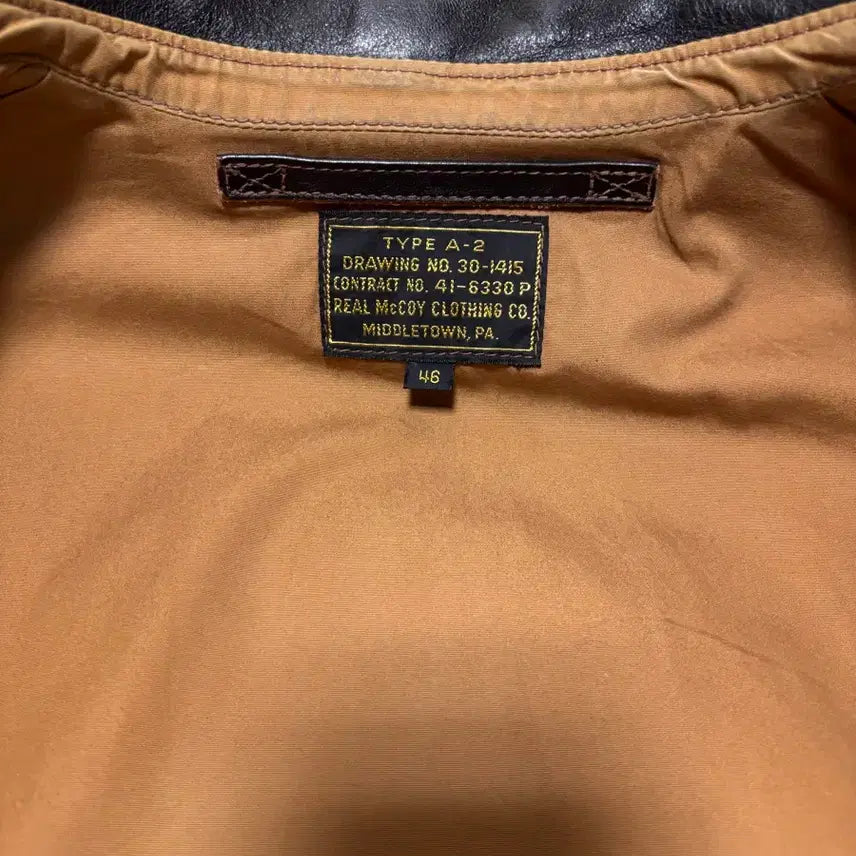 [BUNJANG] Real McCoy A-2 Jacket / 리얼맥코이 A-2 46