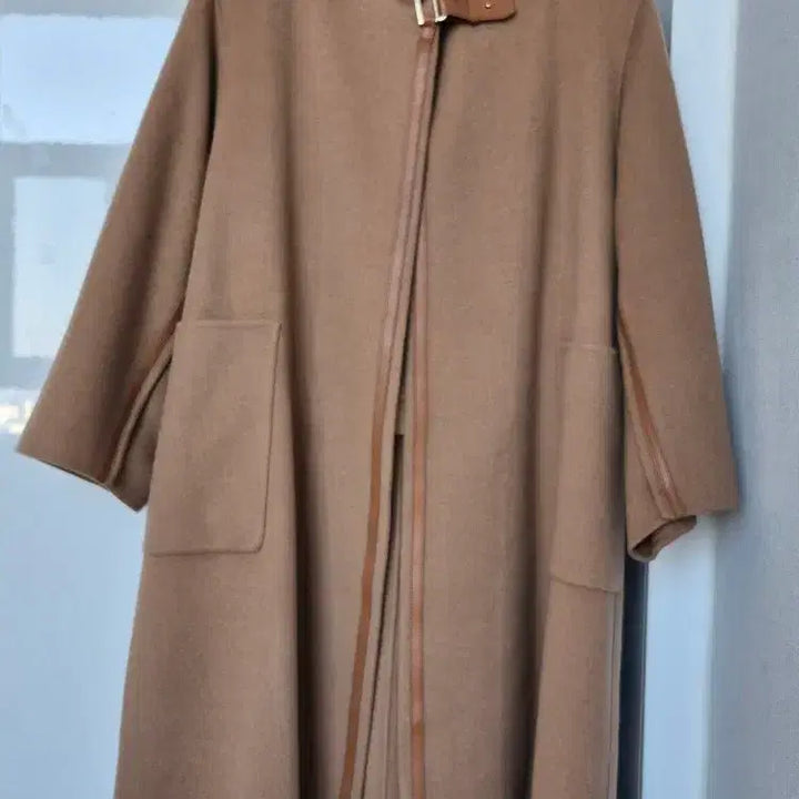 [BUNJANG] TIME Cashmere Hooded Coat / TIME 타임 캐시미어 후드 코트