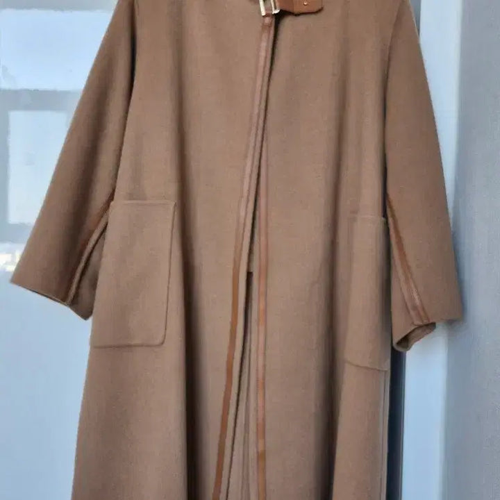 [BUNJANG] TIME Cashmere Hooded Coat / TIME 타임 캐시미어 후드 코트