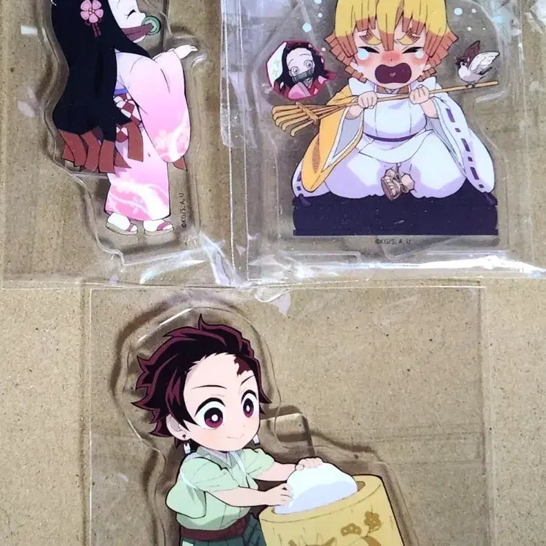 [BUNJANG] Demon Slayer Tanjiro Nezuko Zenitsu Hinamatsuri Acrylic Set / [세트판매] 귀멸의 칼날 탄지로 네즈코 젠이츠 히나마츠리 신년 아크릴