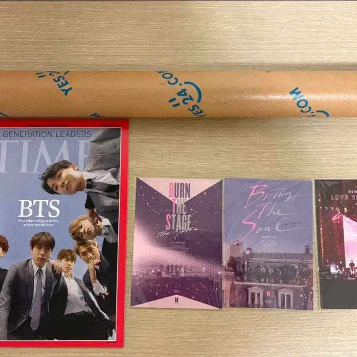 [BUNJANG] BTS Time Magazine Poster Movie Postcard / 방탄소년단 타임지 포스터 영화 미개봉 엽서