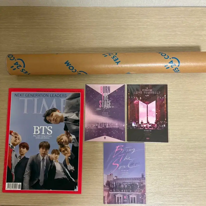 [BUNJANG] BTS Time Magazine Poster Movie Postcard / 방탄소년단 타임지 포스터 영화 미개봉 엽서