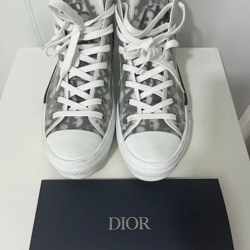 [SOLD OUT] 디올 오블리크 스니커즈 하이탑 블랙 Dior42