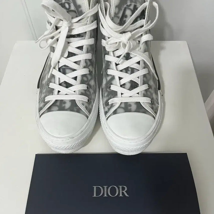 [SOLD OUT] 디올 오블리크 스니커즈 하이탑 블랙 Dior42