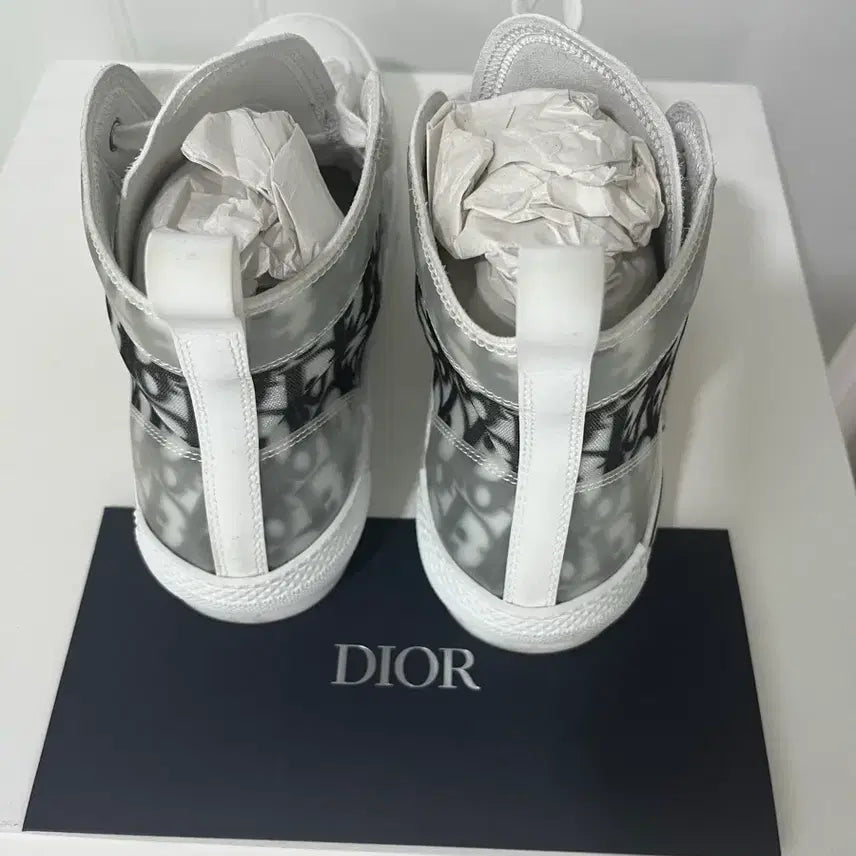 [SOLD OUT] 디올 오블리크 스니커즈 하이탑 블랙 Dior42