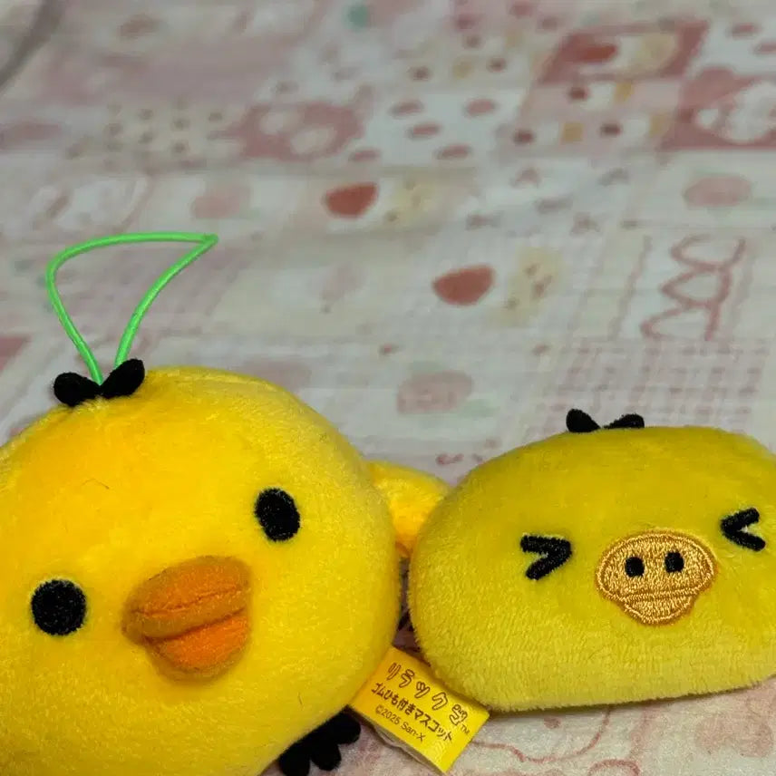 [BUNJANG] Keyiroitori Basic Mascot Holder Badge / 주말특가(Only일괄)키이로이토리 베이직기본고무끈 마스코트홀더표정얼굴뱃지