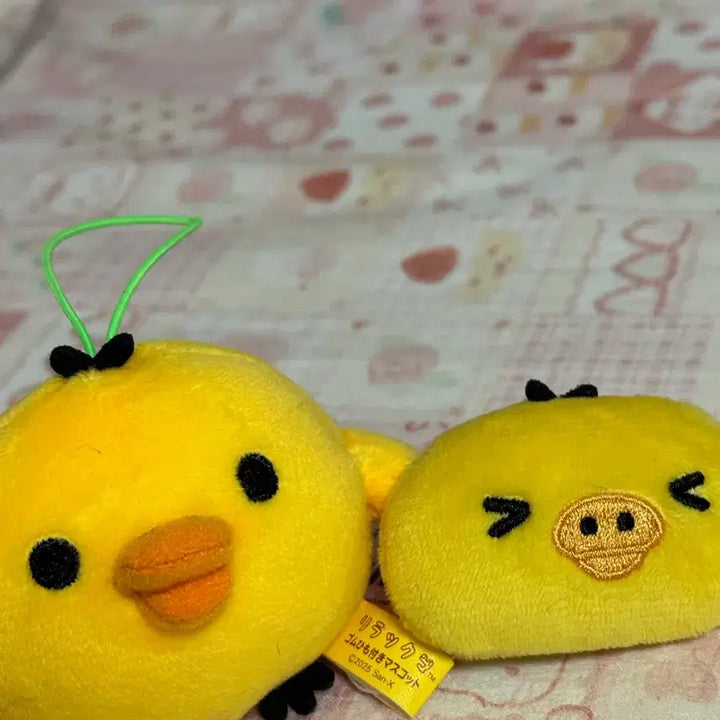 [BUNJANG] Keyiroitori Basic Mascot Holder Badge / (only일괄)키이로이토리 베이직기본고무끈 마스코트홀더표정얼굴뱃지