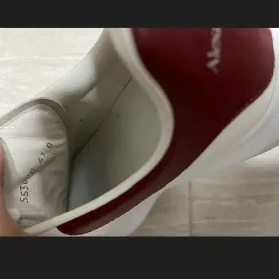 [BUNJANG] Alexander McQueen Oversized Sneakers Burgundy Gradient - Men&