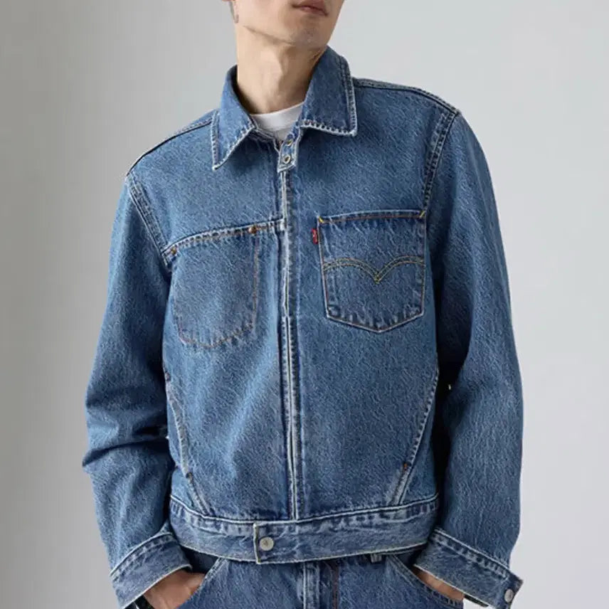 [BUNJANG] Levi's Twisted Trucker Jacket XL Denim / 리바이스 Twisted Trucker Jacket XL (데님)새상품