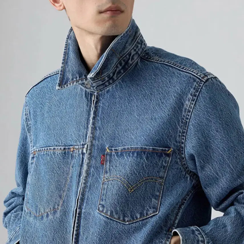 [BUNJANG] Levi's Twisted Trucker Jacket XL Denim / 리바이스 Twisted Trucker Jacket XL (데님)새상품