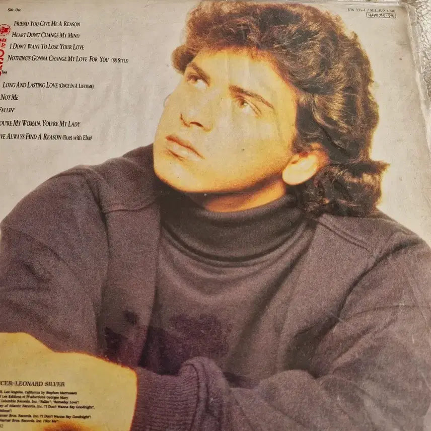 [BUNJANG] Glen Medeiros LP Vinyl Record / 글렌 메데로이스 LP