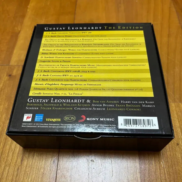 [BUNJANG] Gustav Leonhardt 80th Birthday Commemorative Limited Box Set / 레온하르트(Gustav Leonhardt) - 80세 생일 기념 한정 박