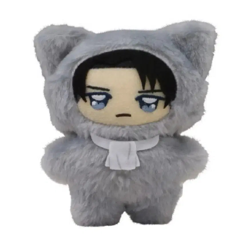 [BUNJANG] Attack on Titan Levi Chimi-Kemo Plush Doll / [미개봉/당일발송] 진격의 거인 리바이 치미케모 솜 인형