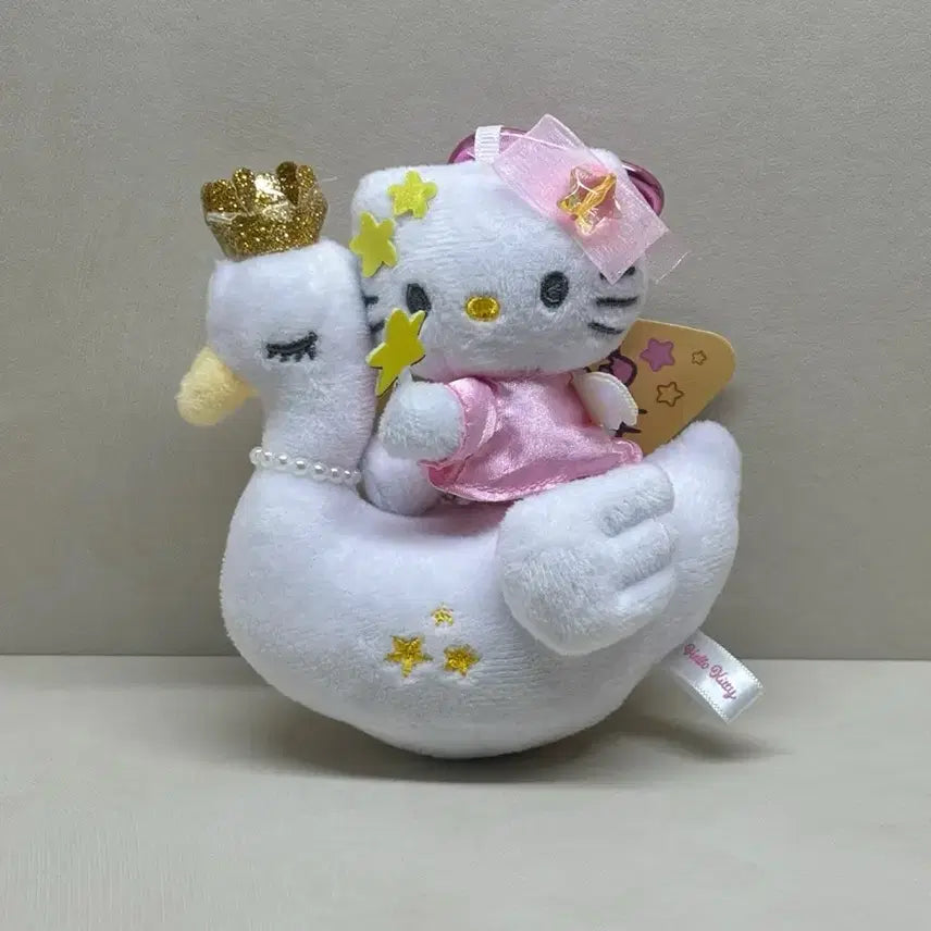 [BUNJANG] Swan Kitty Doll Keyring / 백조 키티 인형 키링