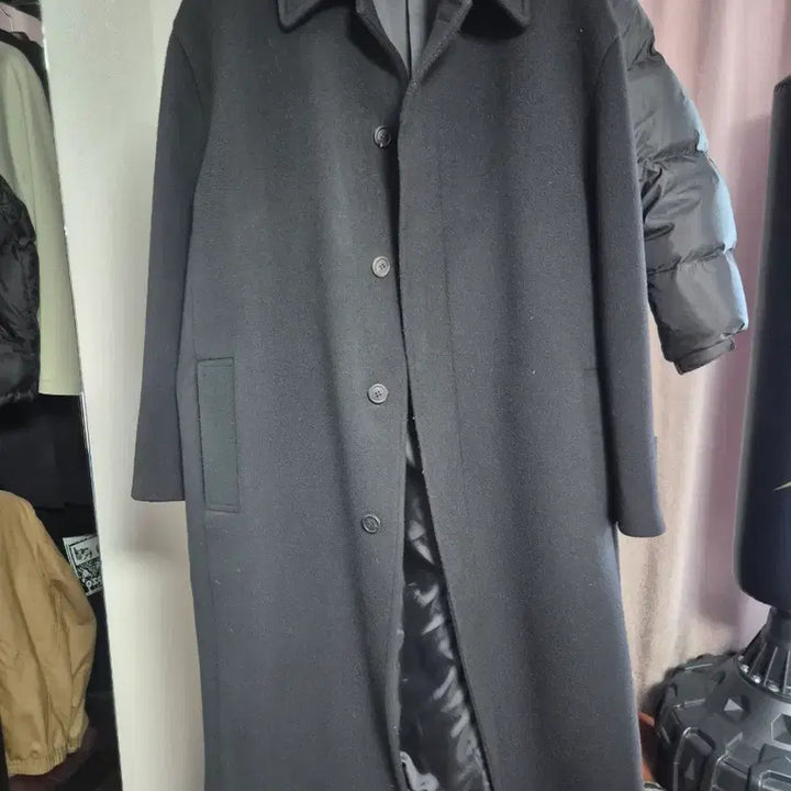 [BUNJANG] ESSENTIAL EQL Black Balmacaan Coat XL / ESSENTIAL by EQL블랙 발마칸 코트 XL
