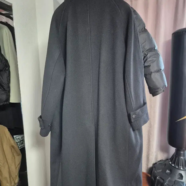 [BUNJANG] ESSENTIAL EQL Black Balmacaan Coat XL / ESSENTIAL by EQL블랙 발마칸 코트 XL