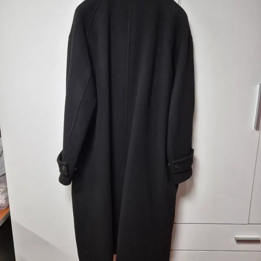[BUNJANG] ESSENTIAL EQL Black Balmacaan Coat XL / ESSENTIAL by EQL블랙 발마칸 코트 XL