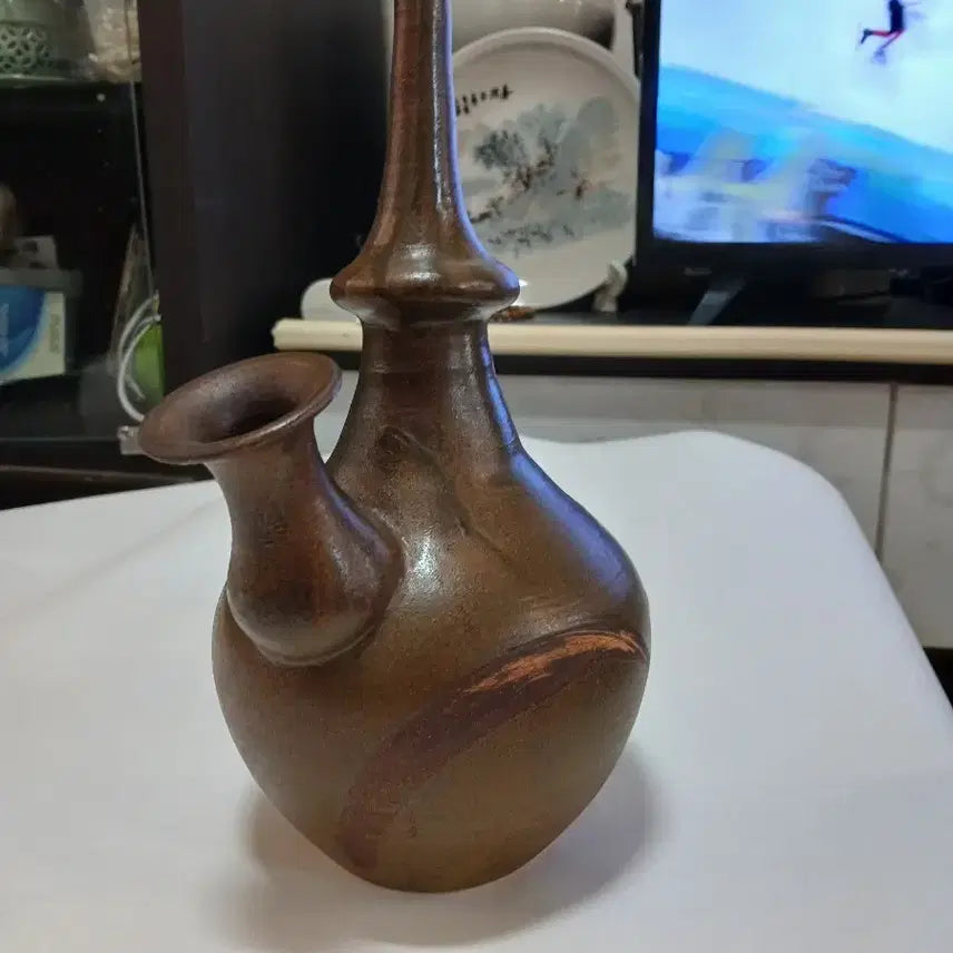 [BUNJANG] Antique Celadon Porcelain Water Bottle / 정병