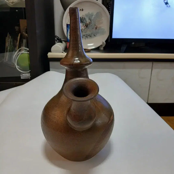 [BUNJANG] Antique Celadon Porcelain Water Bottle / 정병
