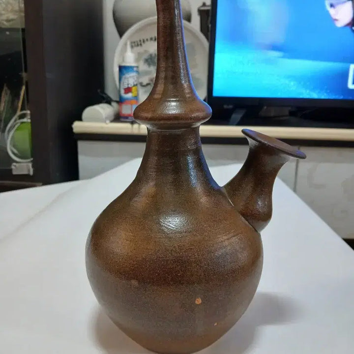 [BUNJANG] Antique Celadon Porcelain Water Bottle / 정병