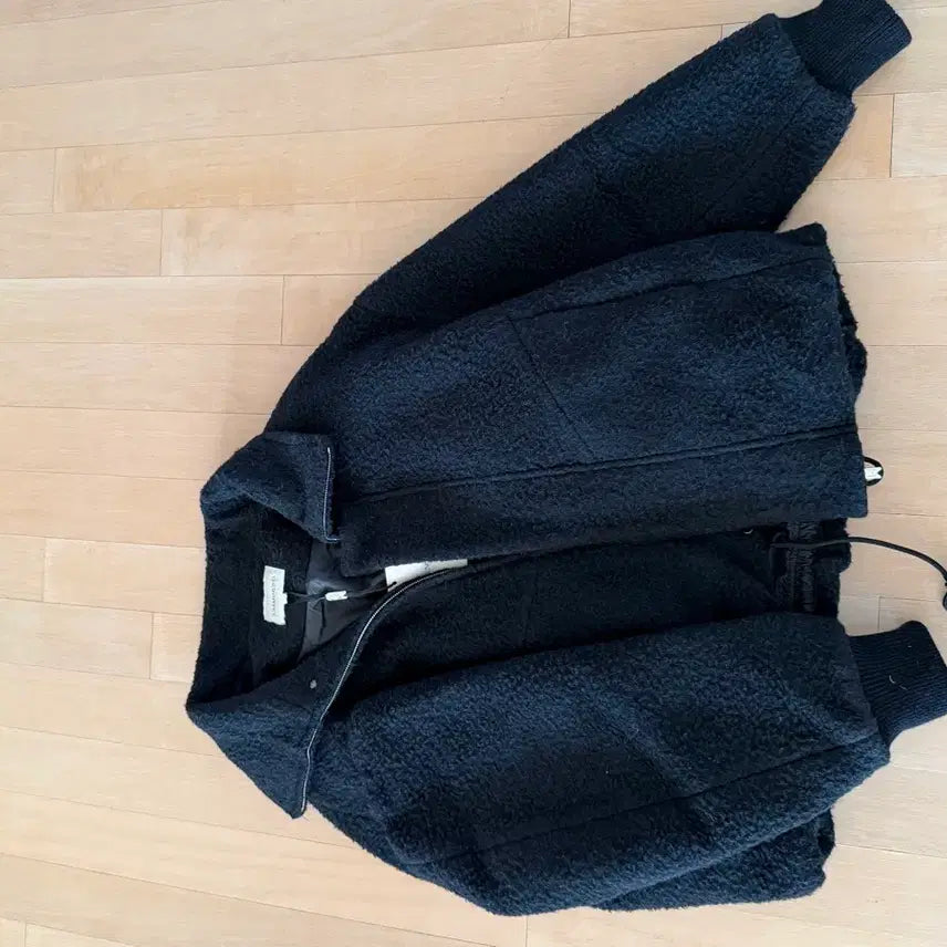 [BUNJANG] Woo!ah! Blue Blouson Jacket / 우마뭉 울 블루종자켓