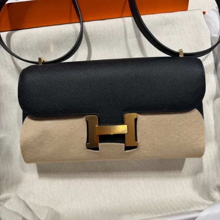 [BUNJANG] Hermes Constance Elan Epsom Gold Hardware Black / 에르메스 콘스탄스 엘란 앱송 금장 검정