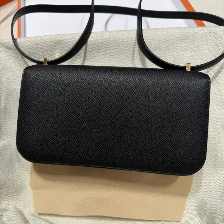 [BUNJANG] Hermes Constance Elan Epsom Gold Hardware Black / 에르메스 콘스탄스 엘란 앱송 금장 검정