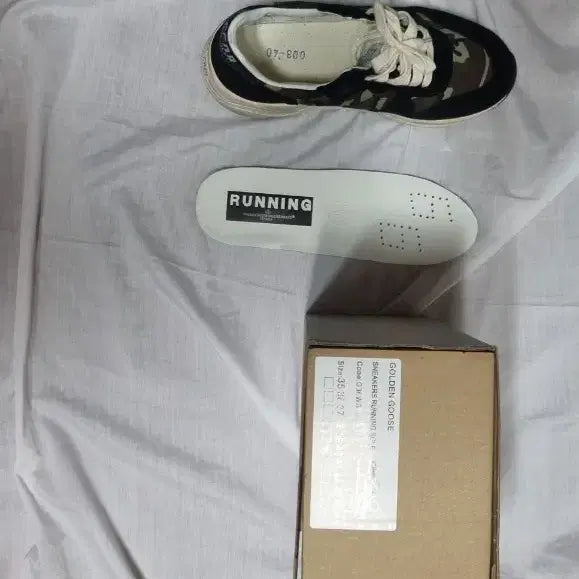 [SOLD OUT] 골든구스 러닝솔 카모 스니커즈 40