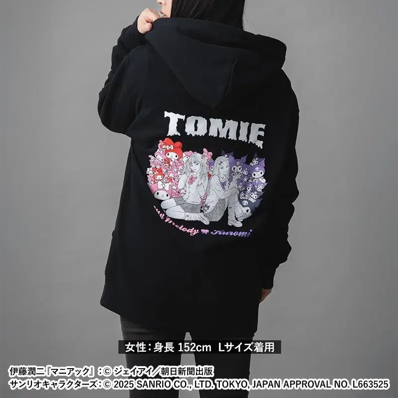 [BUNJANG] Junji Ito Tomie Sanrio Collaboration Hooded Zip-up / 이토준지 토미에 산리오 콜라보 후드집업
