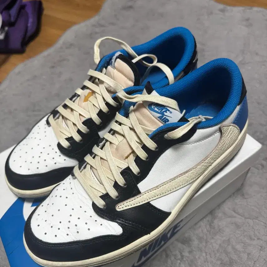 [BUNJANG] Jordan 1 Scott Fragment Shoes / 조던1 스캇 프라그먼트 265
