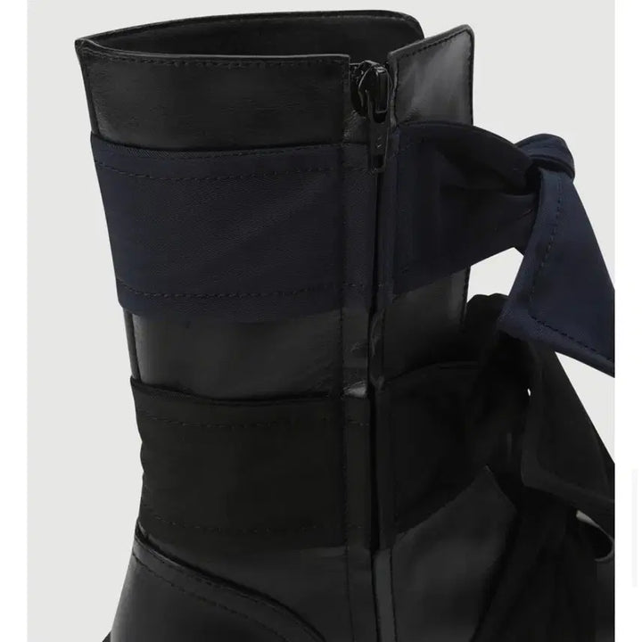 [BUNJANG] Lucky Chouette Ribbon Walker Boots (240) / 럭키슈에뜨 신상 리본 워커부츠(240)