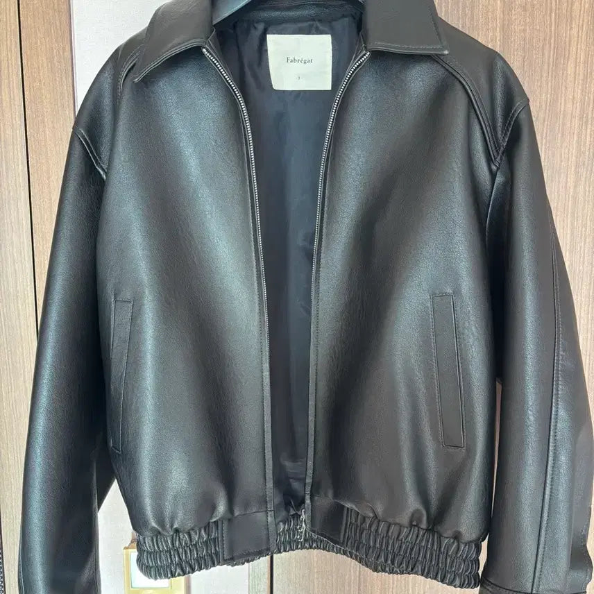 [BUNJANG] Fabrega Beacon Piping Leather Jacket / 파브레가 비콘 파이핑 레더 자켓