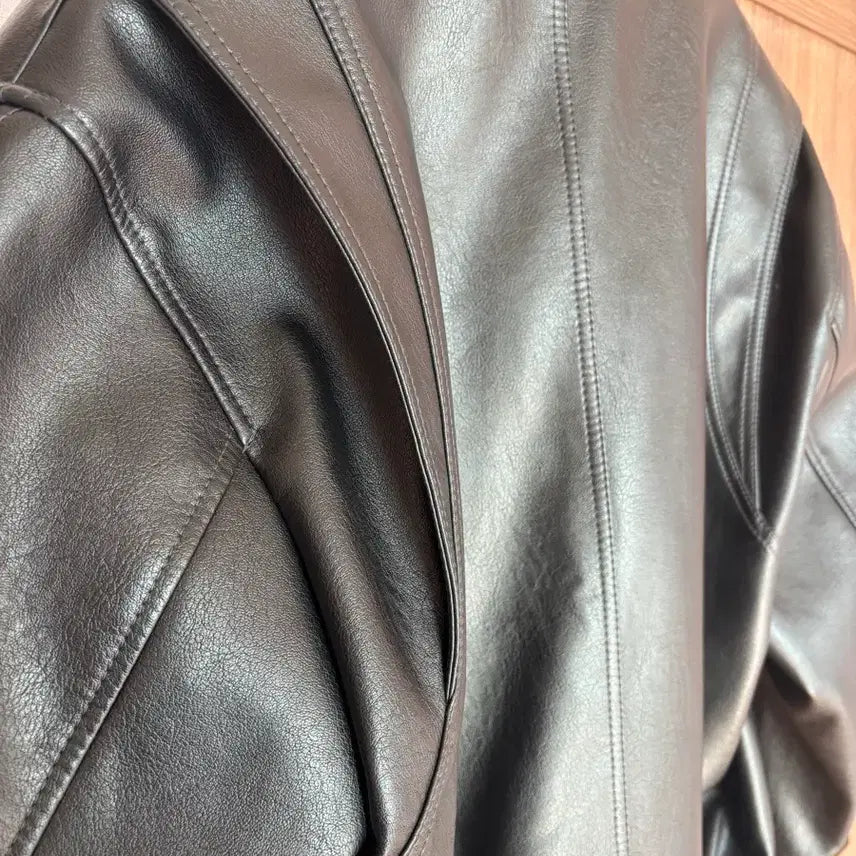 [BUNJANG] Fabrega Beacon Piping Leather Jacket / 파브레가 비콘 파이핑 레더 자켓