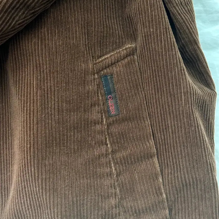 [BUNJANG] Olzen Brown Corduroy Jacket / Olzen 올젠 브라운 코듀로이 자켓