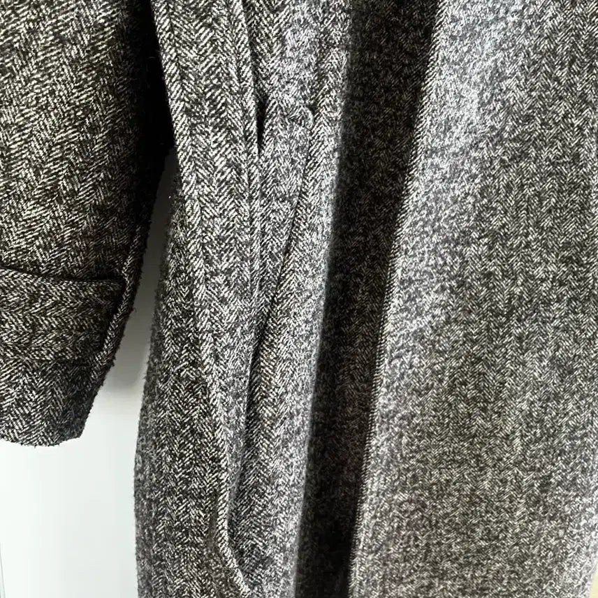 [BUNJANG] Forger Herringbone Long Coat / 실사있음) 포저 헤링본 롱 코트