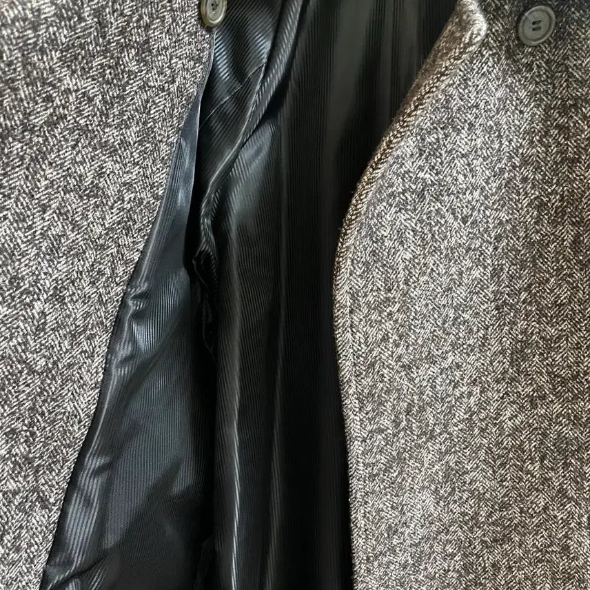 [BUNJANG] Forger Herringbone Long Coat / 실사있음) 포저 헤링본 롱 코트