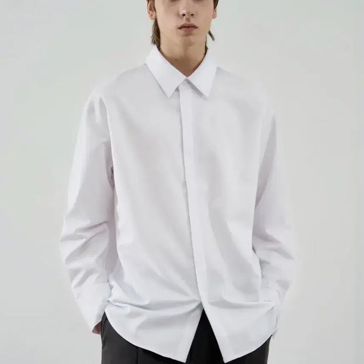 [BUNJANG] Drawfit Hidden Minimal Shirt M / 드로우핏 히든 미니멀 셔츠 M