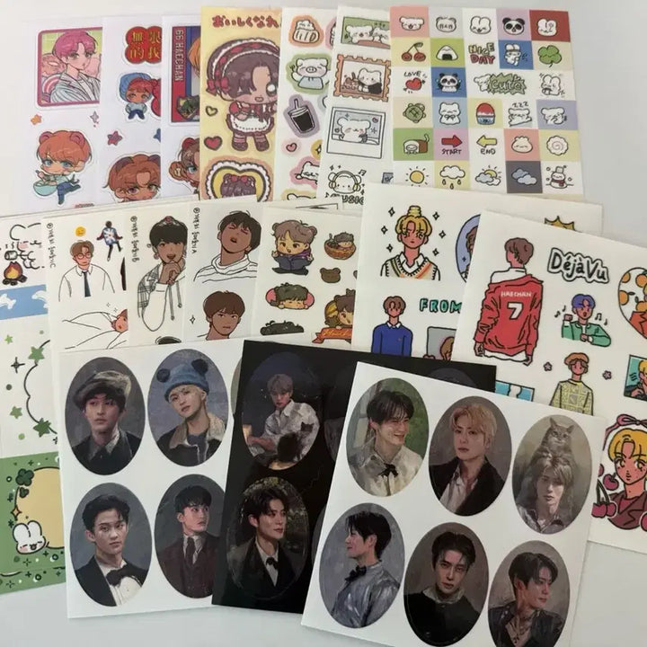 [BUNJANG] NCT Unofficial Sticker Postcard / 엔시티 비공굿 스티커 엽서 양도