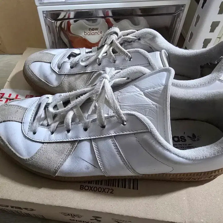[BUNJANG] Adidas German Army Sneakers White / 아디다스 독일군 스니커즈 화이트