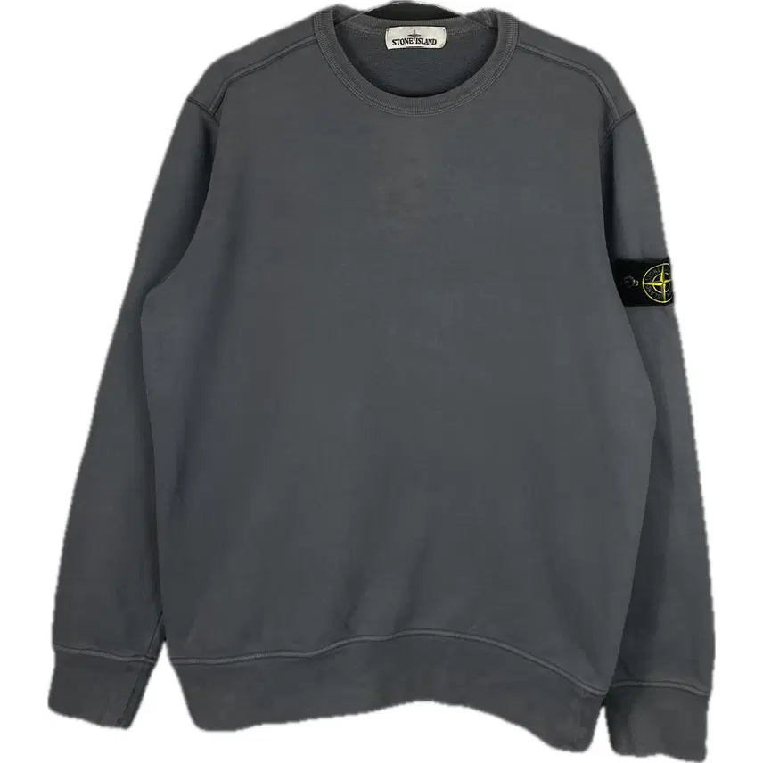 [BUNJANG] Stone Island Embroidered Patch Sweatshirt / [L] 스톤 아일랜드 자수 와펜 맨투맨