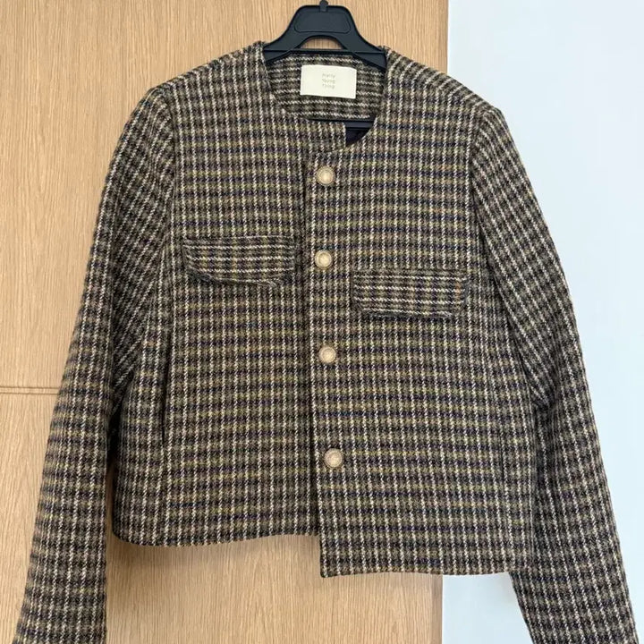 [BUNJANG] PYT Check Pattern Short Jacket / 프영띵 체크 패턴 숏 자켓(pyt)