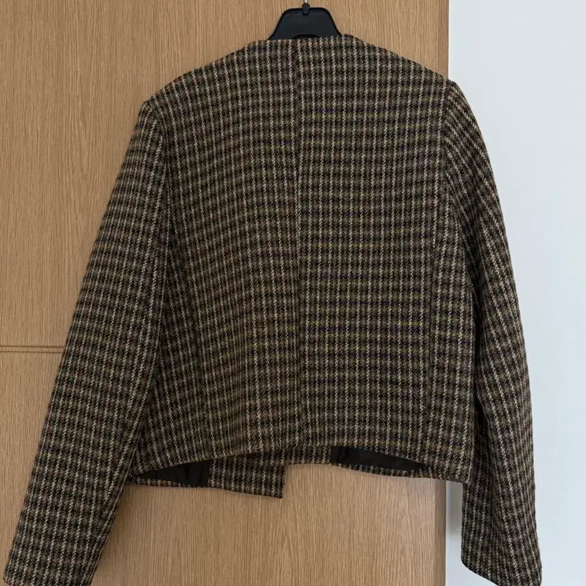 [BUNJANG] PYT Check Pattern Short Jacket / 프영띵 체크 패턴 숏 자켓(pyt)