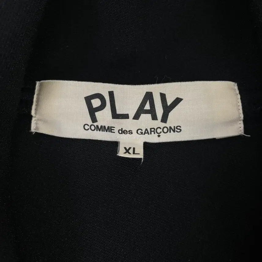 [BUNJANG] Comme des Garcons Play Black Emblem Jersey Track Jacket / [XL] 꼼데가르송 플레이 블랙와펜 저지 트랙자켓