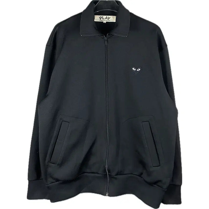 [BUNJANG] Comme des Garcons Play Black Emblem Jersey Track Jacket / [XL] 꼼데가르송 플레이 블랙와펜 저지 트랙자켓