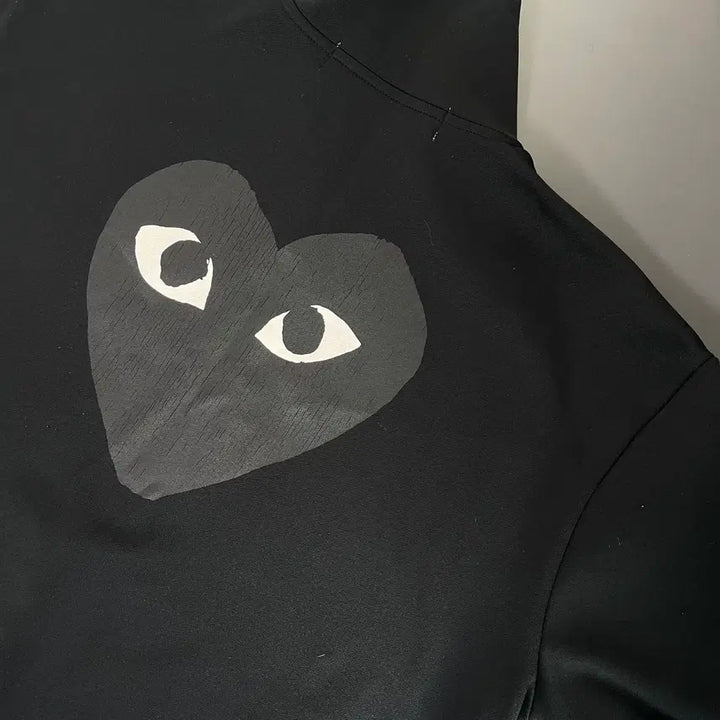 [BUNJANG] Comme des Garcons Play Black Emblem Jersey Track Jacket / [XL] 꼼데가르송 플레이 블랙와펜 저지 트랙자켓