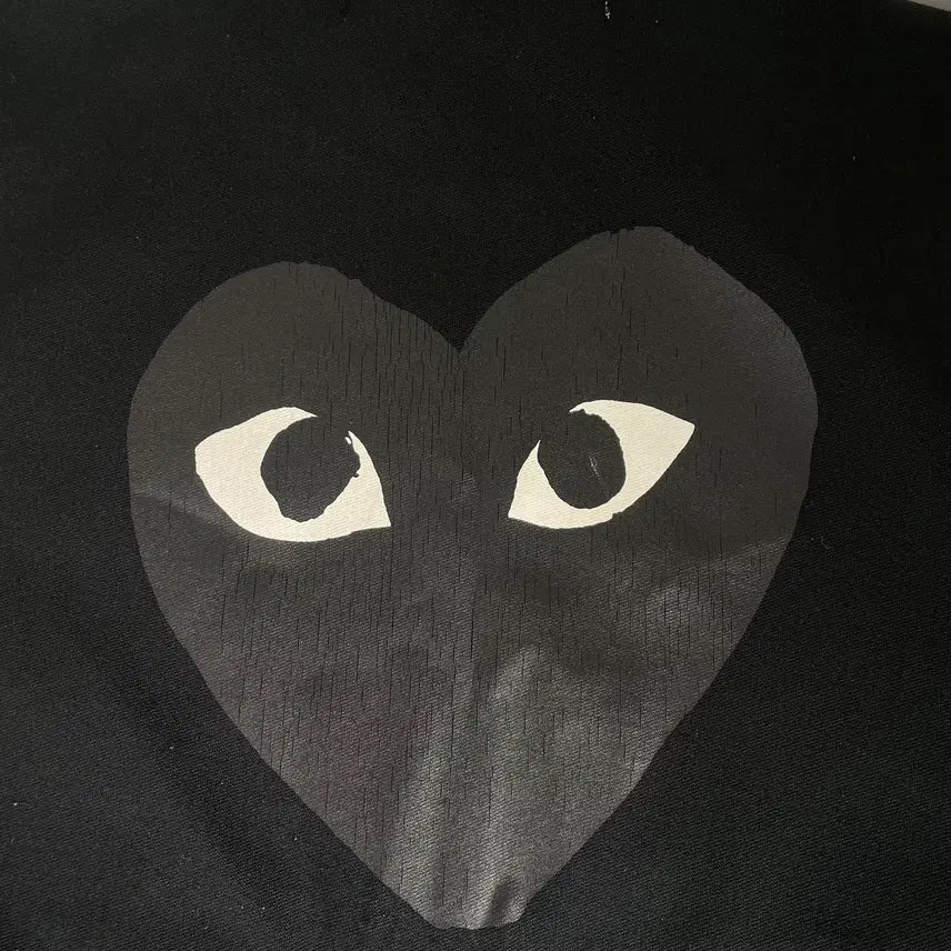 [BUNJANG] Comme des Garcons Play Black Emblem Jersey Track Jacket / [XL] 꼼데가르송 플레이 블랙와펜 저지 트랙자켓
