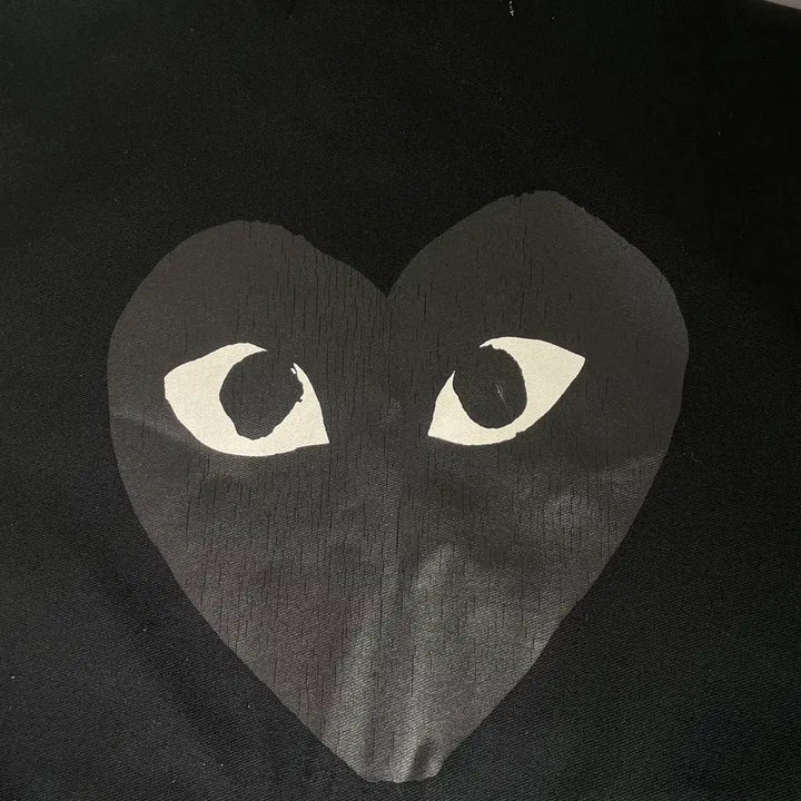 [BUNJANG] Comme des Garcons Play Black Emblem Jersey Track Jacket / [XL] 꼼데가르송 플레이 블랙와펜 저지 트랙자켓