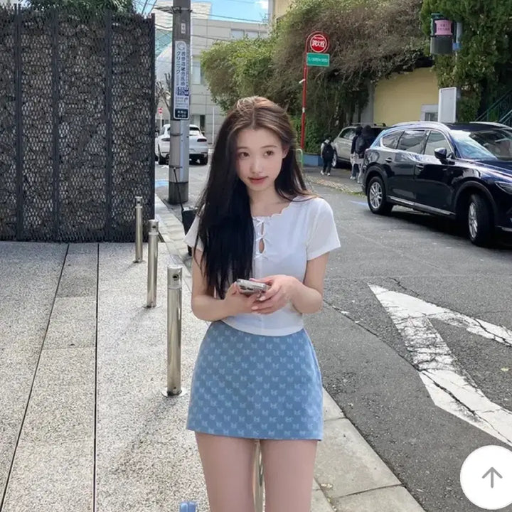 [BUNJANG] Young &amp; Rich Lovelyz White T-Shirt / 영앤리치 러블리즈 티 화이트 반팔티 에이블리 지그재그